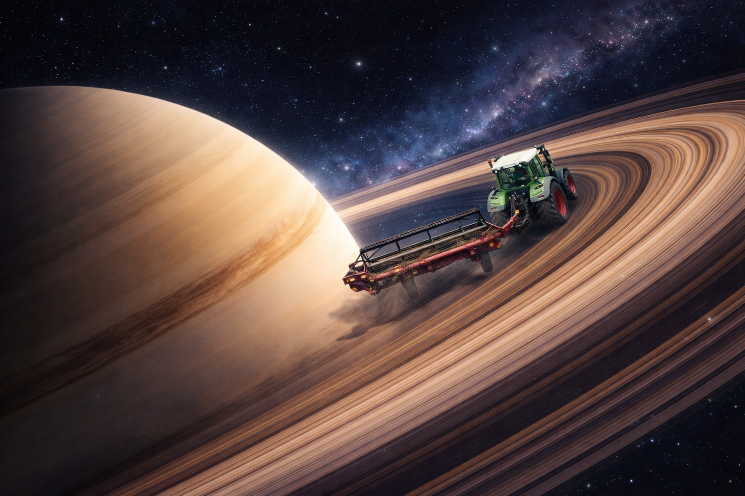 Pokosówka na pierścieniach Saturna