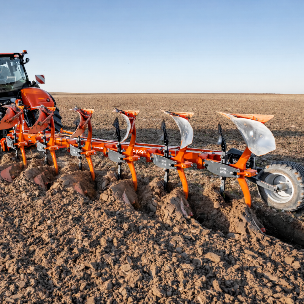 Pług obracalny półzawieszany