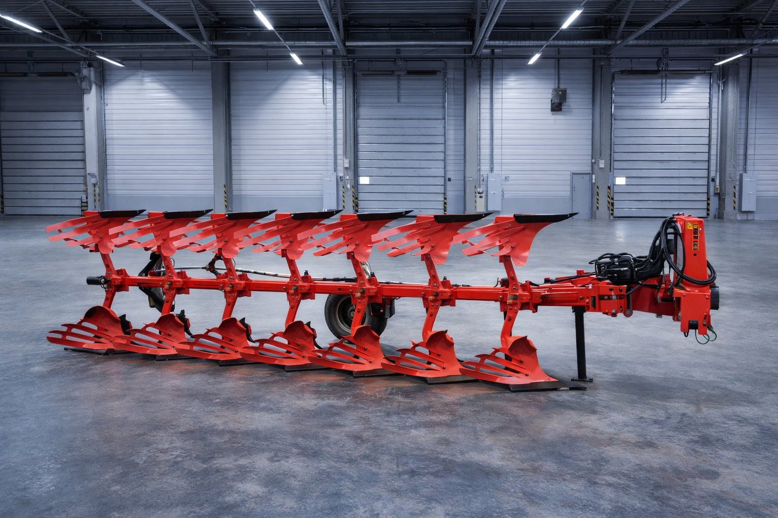 Pług obbracalny z ażurowymi odkładnicami